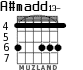 A#madd13- para guitarra - versión 3