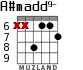 A#madd9- para guitarra - versión 5