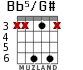 Bb5/G# para guitarra - versión 2