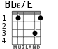 Bb6/E para guitarra - versión 2