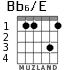 Bb6/E para guitarra - versión 3