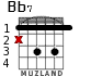 Bb7 para guitarra