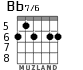 Bb7/6 para guitarra - versión 2