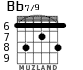 Bb7/9 para guitarra - versión 5