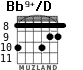 Bb9+/D para guitarra - versión 2
