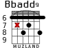 Bbadd9 para guitarra - versión 5