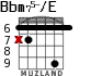 Bbm75-/E para guitarra - versión 3
