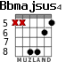 Bbmajsus4 para guitarra - versión 2