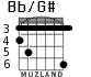 Bb/G# para guitarra - versión 3