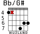 Bb/G# para guitarra - versión 4