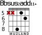 Bbsus2add11+ para guitarra - versión 4