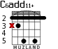 C6add11+ para guitarra - versión 2