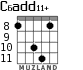 C6add11+ para guitarra - versión 9