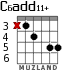 C6add11+ para guitarra