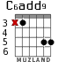 C6add9 para guitarra - versión 1