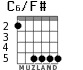 C6/F# para guitarra - versión 3