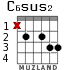 C6sus2 para guitarra - versión 3