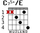 C75+/E para guitarra - versión 3