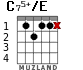 C75+/E para guitarra - versión 4