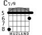 C7/9 para guitarra - versión 6