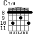 C7/9 para guitarra - versión 9