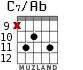 C7/Ab para guitarra - versión 4