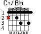 C7/Bb para guitarra - versión 2