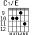 C7/E para guitarra - versión 8