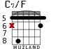C7/F para guitarra - versión 3