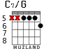 C7/G para guitarra - versión 3