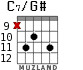 C7/G# para guitarra - versión 4