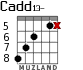 Cadd13- para guitarra - versión 5