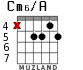 Cm6/A para guitarra - versión 3