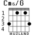 Cm6/G para guitarra - versión 2