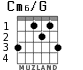 Cm6/G para guitarra - versión 3