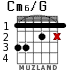 Cm6/G para guitarra - versión 4