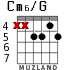 Cm6/G para guitarra