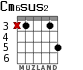 Cm6sus2 para guitarra - versión 1