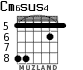 Cm6sus4 para guitarra - versión 3