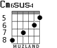 Cm6sus4 para guitarra - versión 4