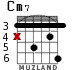 Cm7 para guitarra - versión 2