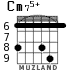 Cm75+ para guitarra - versión 4