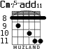 Cm75-add11 para guitarra - versión 3
