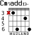 Cm7add13- para guitarra - versión 3