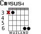 Cm9sus4 para guitarra - versión 2