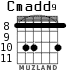 Cmadd9 para guitarra - versión 5