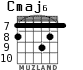Cmaj6 para guitarra - versión 4