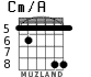 Cm/A para guitarra - versión 4