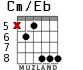 Cm/Eb para guitarra - versión 3