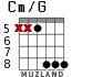 Cm/G para guitarra - versión 3